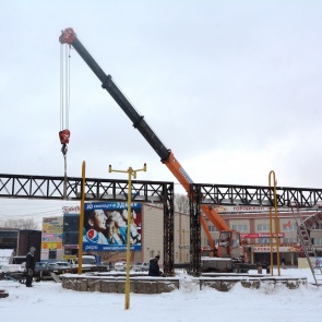 Исторические кадры: В Ачинске начался демонтаж старого центрального фонтана