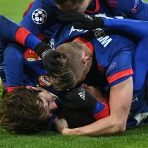 ЦСКА обыграл португальскую «Бенфику» в Лиге чемпионов