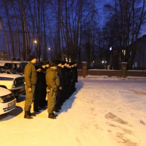В Ачинске прошел совместный инструктаж наружных нарядов полиции