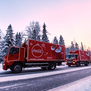 «Рождественский караван Coca-Cola» побывал в Ачинске