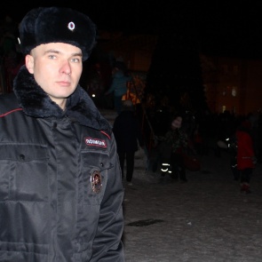 Полицейскими обеспечен общественный порядок на открытии главной елки