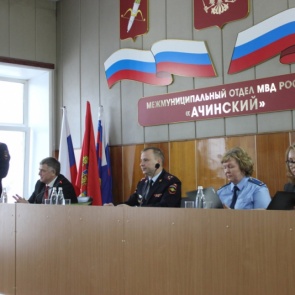 Начальник полиции Олег Стефанков побывал с рабочим визитом в МО МВД «Ачинский»