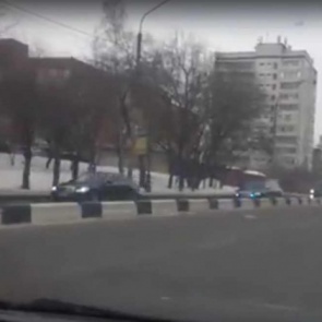 Кортеж президента пронёсся по улицам Красноярска