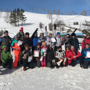 Впервые в Ачинске состоялись соревнования по горным лыжам и сноуборду