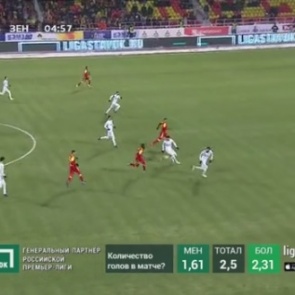 Вратарь сборной России вкатился с мячом в ворота