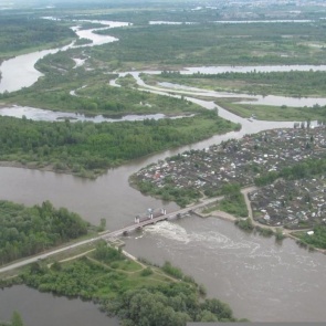 Мужчина прыгнул в реку с плотины Назаровской ГРЭС