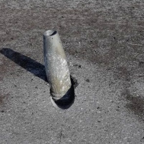 На дороге под Ачинском пробит асфальт (фото)