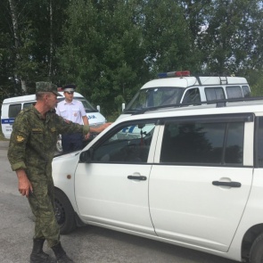 Полицейские продолжают нести службу в Ачинском районе. Обстановка стабильная