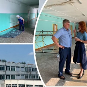 Сергей Никитин проверил ремонтные работы в школе №16