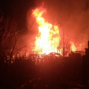 В Красноярском крае из горящего коровника эвакуировали несколько десятков животных