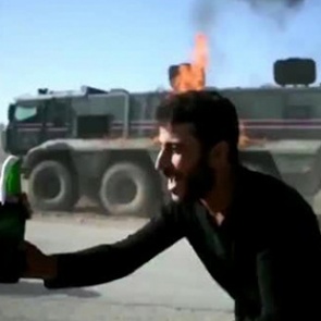 Минобороны отреагировало на поджог российского патруля в Сирии