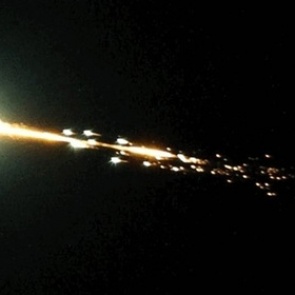 Зафиксировано падение луны на Землю