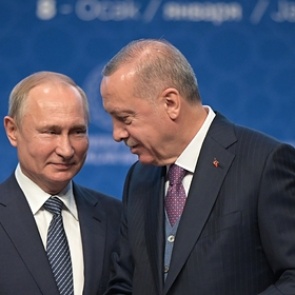 Путин встретился с Эрдоганом