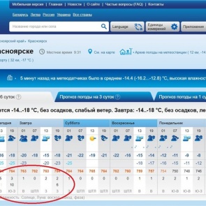 Опасный ледяной ветер задержится в Красноярске до конца дня