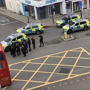 Появилось видео с места теракта в Лондоне