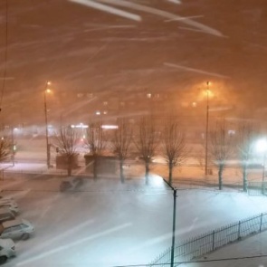 Мартовские снегопады в Ачинске не прекращаются уже неделю