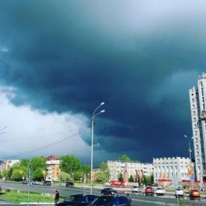 МЧС информирует: 14 мая по центральным и южным районам Красноярского края ожидаются сильные дожди, грозы, град и ветер