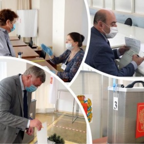 В Ачинске открылись избирательные участки для голосования граждан по вопросу одобрения изменений в Конституцию РФ