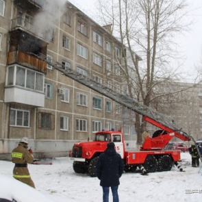 В Ачинске загорелось общежитие. Один человек погиб