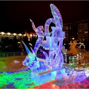 Красноярский ледовый скульптор получил гран-при на конкурсе в подмосковном Подольске