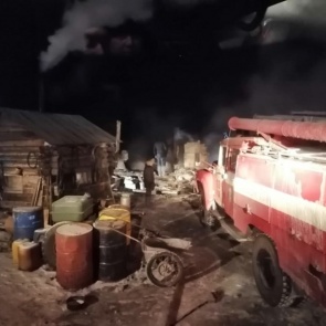 В Сорске трое работников фермы погибли в огне. Возбуждено уголовное дело