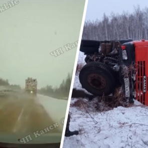 Водитель на «Ладе» снес с дороги груженый лесовоз и сам попал в реанимацию