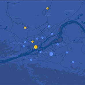 Сильный ветер принес в Красноярск потепление и чистый воздух