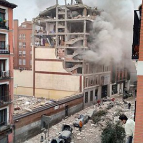 В центре Мадрида прогремел взрыв