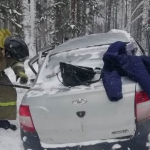 В смертельной аварии в Красноярском крае погибли 4 человека