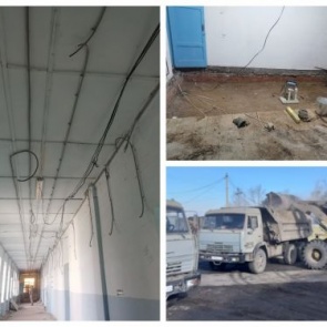 Администрация продолжает постоянный контроль реконструкции здания будущей художественной школы