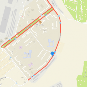 В Красноярске движение на улице Борисевича будет ограничено до осени