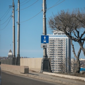 В Красноярске разрешили кататься по выделенной для автобусов полосе без штрафов