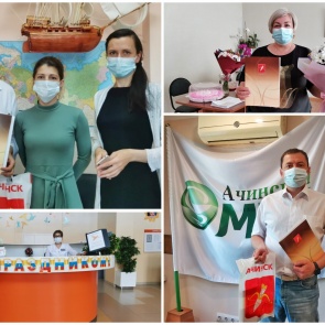 Медики Ачинска принимают поздравления накануне профессионального праздника