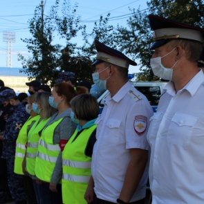 В Ачинске состоялся гарнизонный развод полицейских нарядов