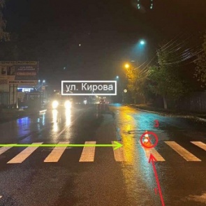 В Ачинске, девочка на пешеходном переходе была травмирована автомобилем