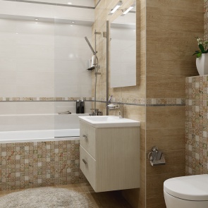 Как сделать красивый пол в ванной комнате