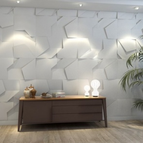 Объёмные панели в интерьере жилья