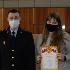 В отделе полиции Ачинска состоялась встреча студентов с заместителем начальника ведомства