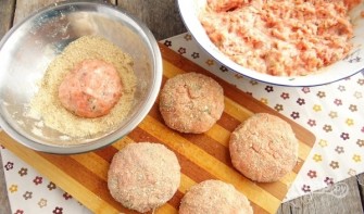 Рыбные котлеты с плавленым сыром