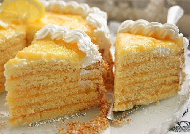 ТОРТ ЛИМОННО-КОКОСОВЫЙ