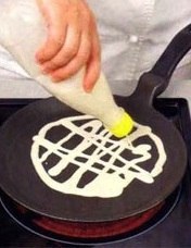 Быстрый рецепт " блины в бутылке"