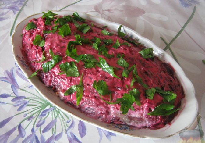 Салат из свеклы "Аппетитный"