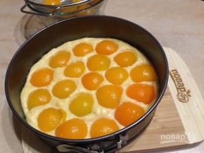 Пирог с консервированными абрикосами