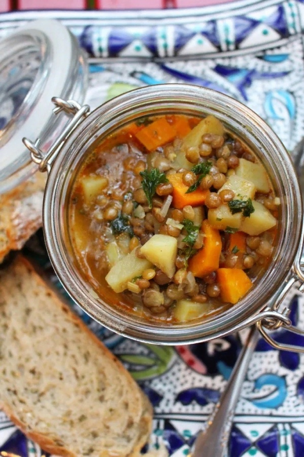 ЧЕЧЕВИЧНЫЙ СУП С ОВОЩАМИ