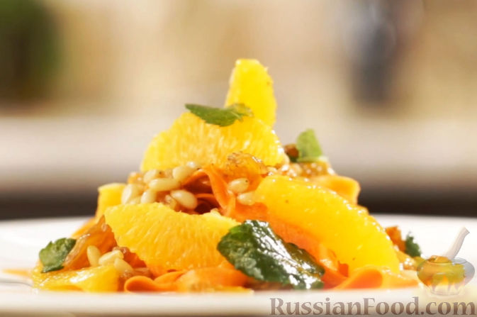 Марокканский салат с морковью и апельсинами