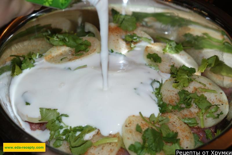 Шашлык на кефире из свинины