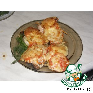 Горбуша под шубой по-сибирски