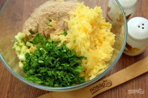 Котлеты из кабачков и баклажанов