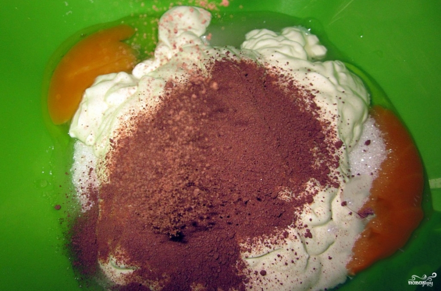 Маффины с черничным джемом