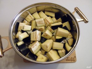 Баклажаны кусочками на зиму